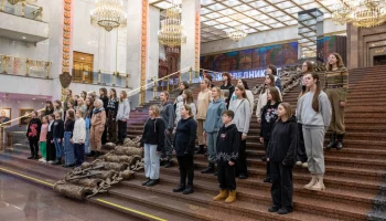 Детский хор из Белоруссии исполнил в Музее Победы легендарную &laquo;Катюшу&raquo;