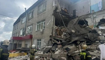 Офисное здание частично обрушилось в Екатеринбурге