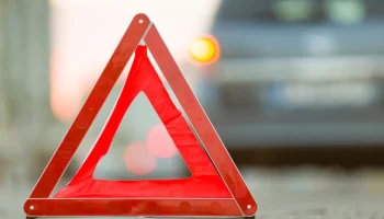 Движение затруднено на 67-м км МКАД из-за аварии с несколькими авто