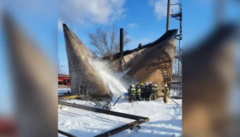 Пожар на складе ГСМ в Курской области ликвидировали