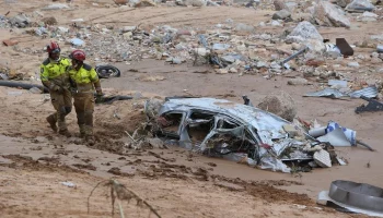 "Красное" предупреждение объявлено в испанской Валенсии из-за угрозы ливней