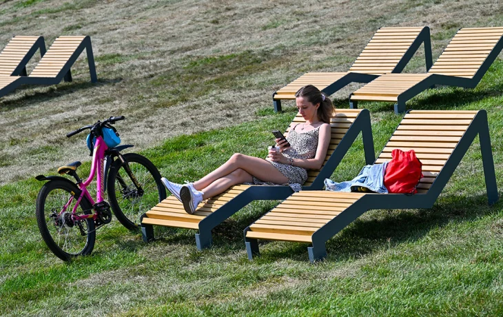 Температурный рекорд побит в Москве второй день подряд Температурный рекорд побит в Москве второй день подряд