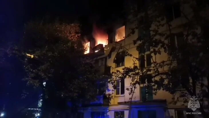 Три человека пострадали при пожаре на юго-западе Москвы Три человека пострадали при пожаре на юго-западе Москвы