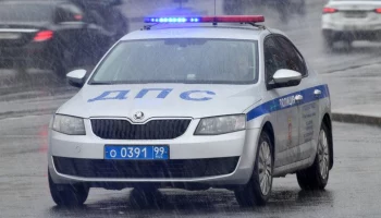 Автомобиль загорелся на 21-ом километре МКАД