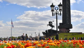 Для гостей мемориального комплекса на Поклонной горе подготовили патриотическую программу