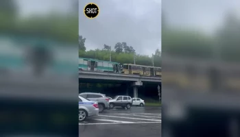 Два трамвая столкнулись в Кемерове, около 30 человек пострадали