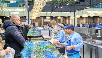 Сергунина подвела первые итоги работы рыбного рынка &laquo;Москва &mdash; на волне&raquo;