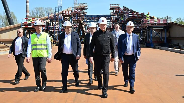 Собянин: строительство нового моста в Мнёвниковской пойме завершится в 2027 году Собянин: строительство нового моста в Мнёвниковской пойме завершится в 2027 году