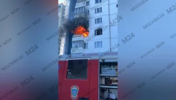 10 человек спасены из пожара на востоке Москвы