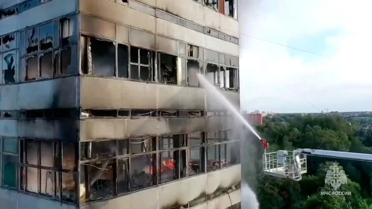 Пожар во Фрязине полностью ликвидирован Пожар во Фрязине полностью ликвидирован