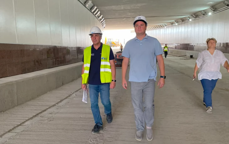 Александр Сапронов передал пожелания москвичей строителям тоннеля под МЦД-4, который соединит Бутырс