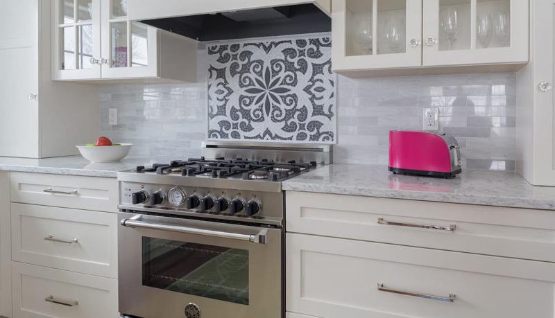 Укладка плитки мозаикой 8