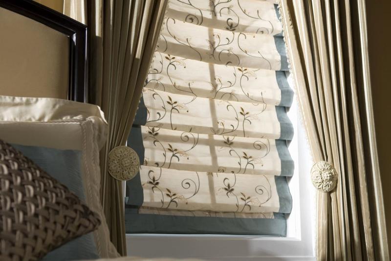 Хлопковые римские шторы 1