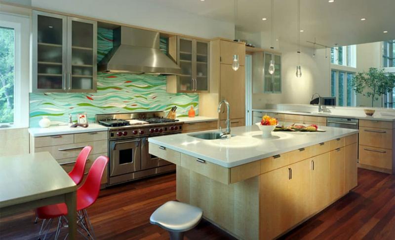 Укладка плитки мозаикой 4