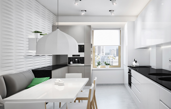 Кухонный диван (линейный) &ndash; 3