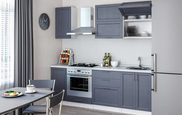 Прямая кухня &mdash; секреты удобной планировки от дизайнера