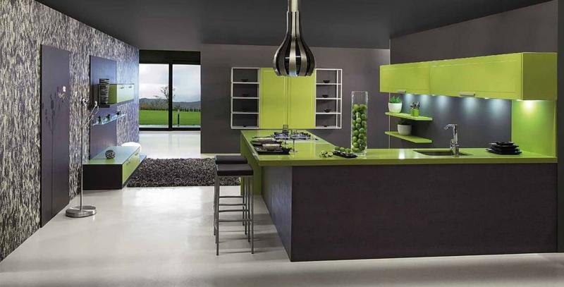 кухонные обои модерн 4