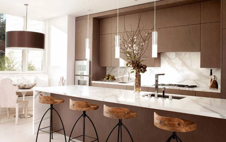 Барные стойки для кухни: фото 50 примеров