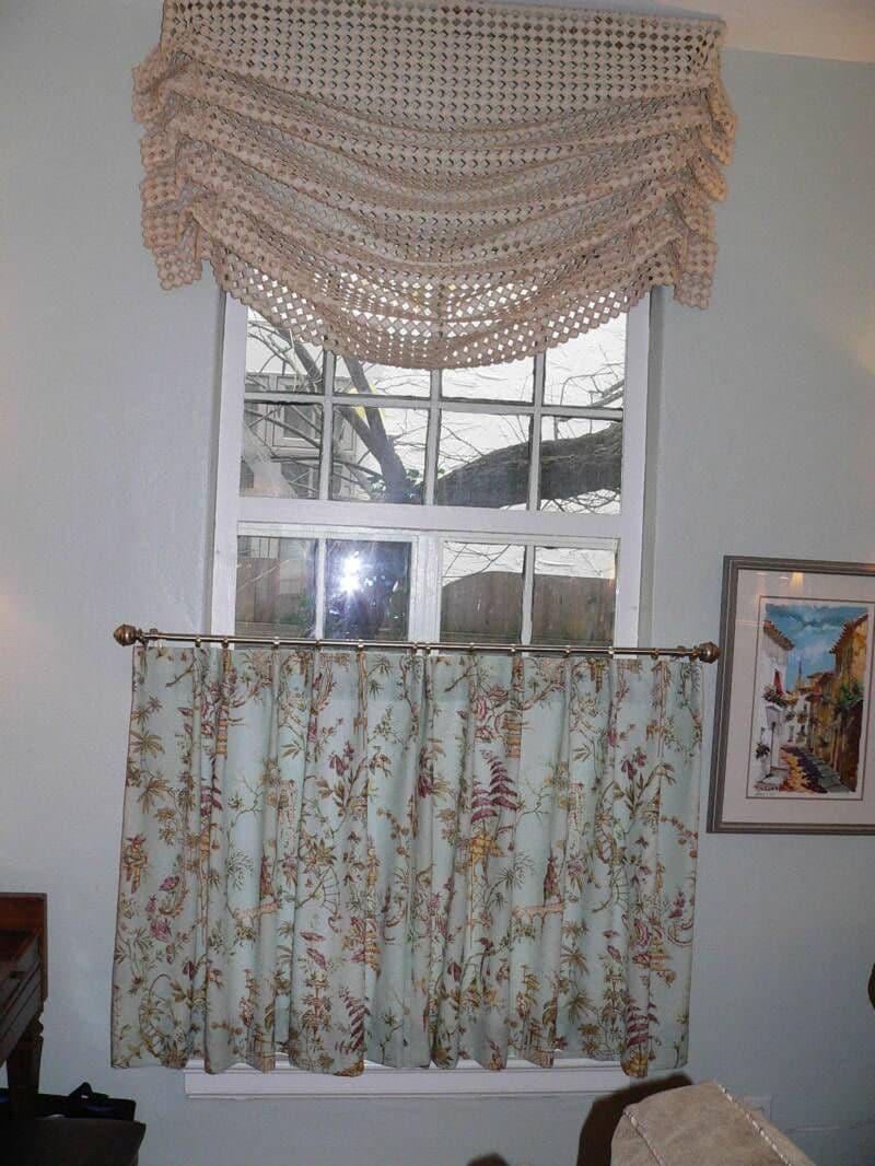 Римские шторы в стиле ретро 1