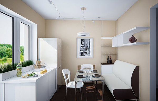 Кухонный диван (линейный) &ndash; 2