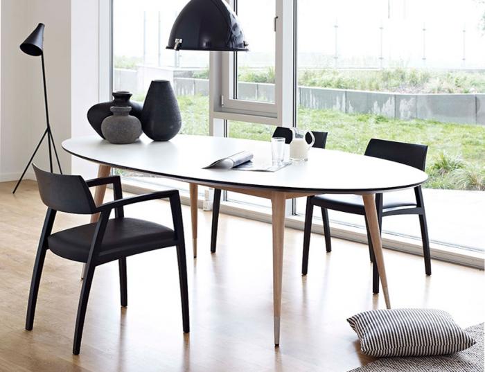 Овальная&nbsp;форма обеденного стола - 5