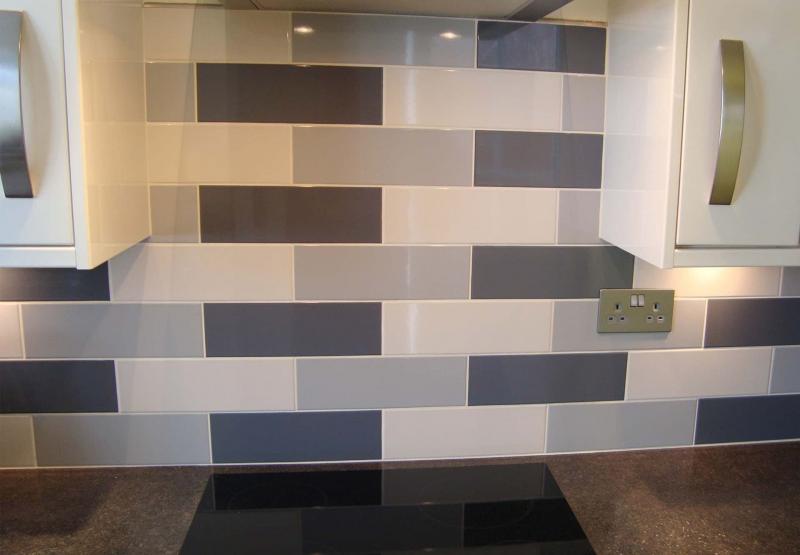 Укладка плитки под кирпичную кладку 8