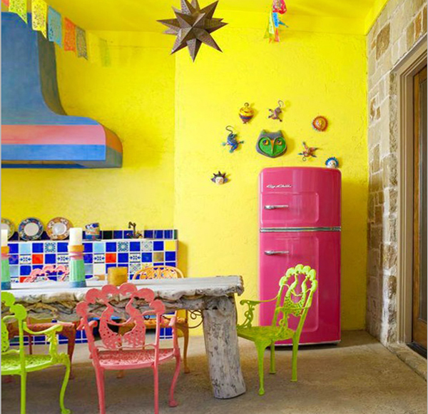 Мебель для кухни в ярких тонах&ndash; 1