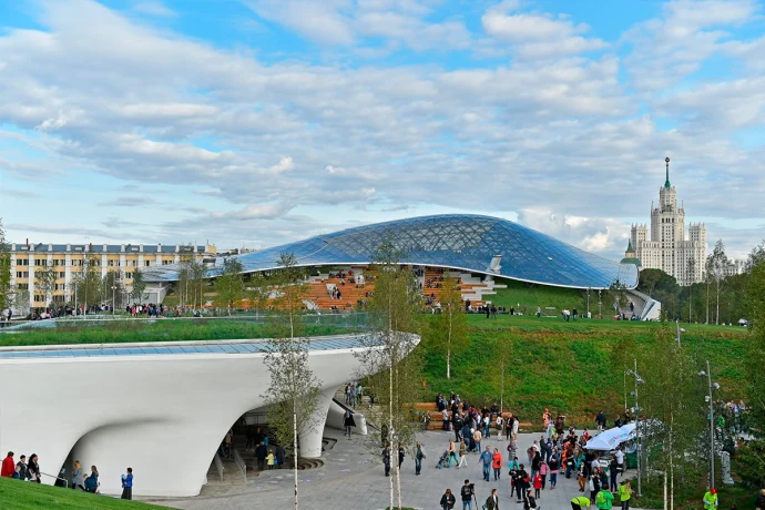 Зарядье &ndash; современный парк на месте исторического квартала 1