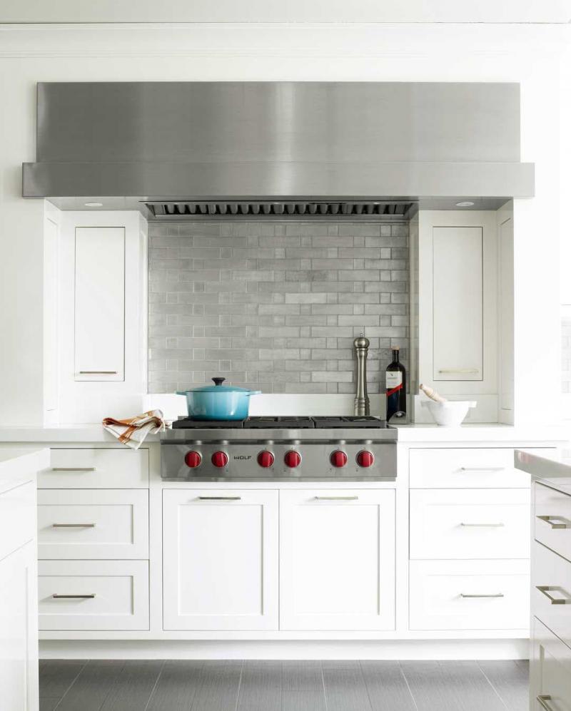 Укладка плитки под кирпичную кладку 2