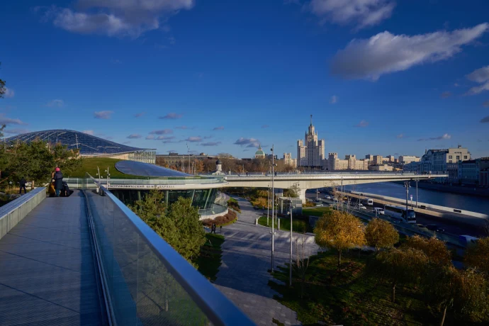 Зарядье &ndash; современный парк на месте исторического квартала