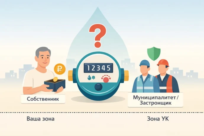 За чей счёт меняются счётчики воды в квартире