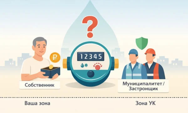 За чей счёт меняются счётчики воды в квартире