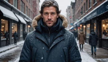 Мужские пуховики больших размеров: выбор изделий