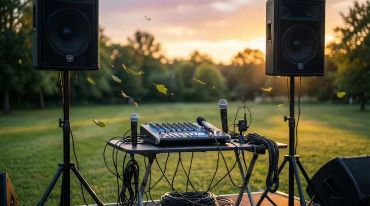 Аренда свадебных арок и звукового оборудования: как создать идеальное торжество без технических сбоев