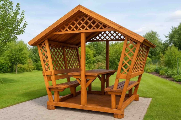 Беседки для дачи из дерева: стиль, комфорт и гармония с природой