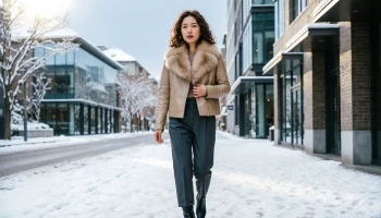 Женские короткие дубленки: практичность и стиль в одном изделии