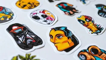 Производство стикеров и виниловых наклеек под ключ