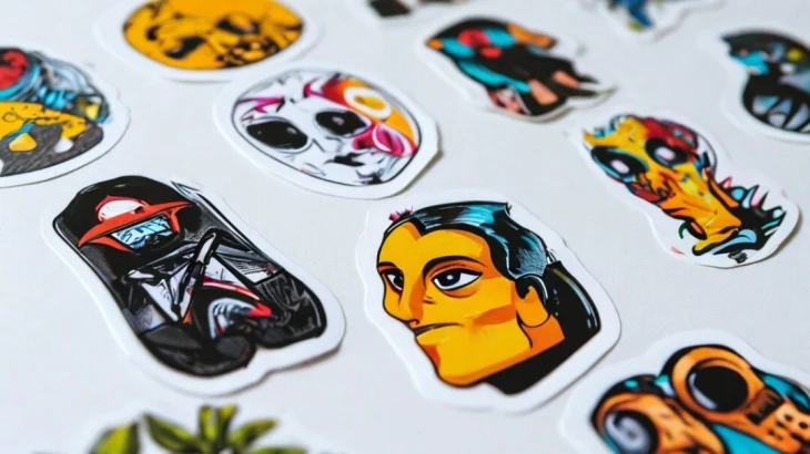 Производство стикеров и виниловых наклеек под ключ