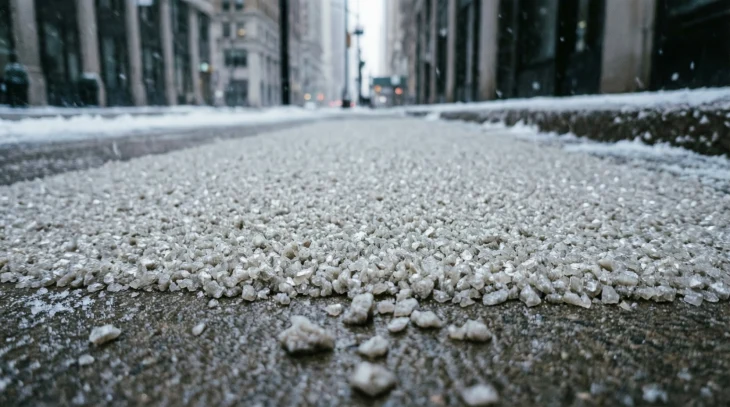 Обзор противогололёдных материалов для зимней обработки дорог и тротуаров