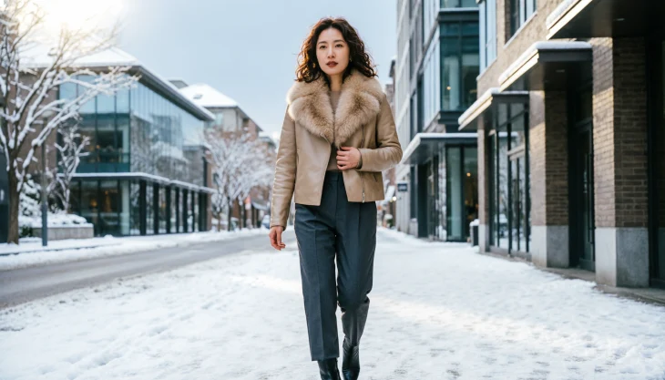Женские короткие дубленки: практичность и стиль в одном изделии