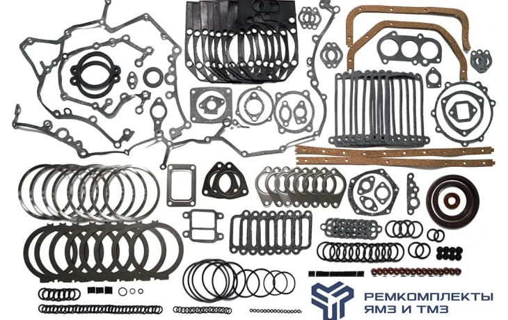 Прокладки и ремкомплекты для двигателей ЯМЗ и ТМЗ: надежность и качество для дизельных и газовых двигателей